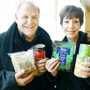 Foodbank founders Peter and Eve Gattei