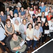 All the winners and nominees gather at last year’s Good Neighbours Awards