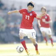 Chung-Yong Lee playing for South Korea