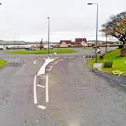 The roundabout that’s due to be revamped in Guide