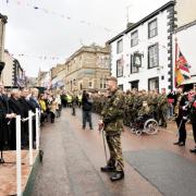 Ribble Valley Mayor Coun Lois Rimmer reads the citation at the ceremony in Clitheroe as the Duke of Lancaster’s Regiment are given the Freedom of the Borough