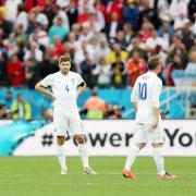 England players are left dejected by the defeat