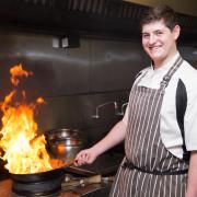 HOPES: Henry Bailey, 19, from Hurst Green, made it to the final last year of the Wing Yip Oriental Cookery Young Chef of the Year competition but broke his hand before the event – he is hoping for better fortune this time around