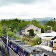 DOWN THE LINE: The new direct rail service in action