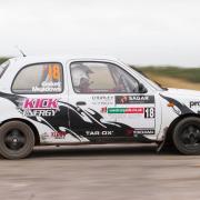 IMPRESSIVE FORM: Tommi Meadows in action in his Nissan Micra after a stellar showing in Solway