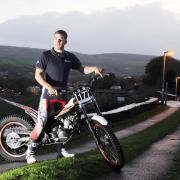 EXCITED: Bacup trials rider Jack Spencer from Tunstead is targeting success this weekend