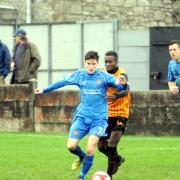 Scott Harries was on target for Clitheroe