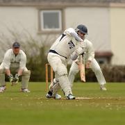 TOP FORM: Cherry Tree skipper Mark Hadfield in action
