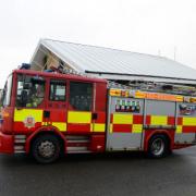 FIRE: The van was set alright