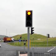 Rising Bridge roundabout on the A56