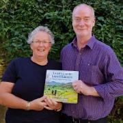 Helen Shaw and Bob Shelmerdine with their book