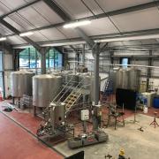 Getting the new brewing area at Sykes Holt ready