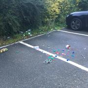 Empty Nitrous Oxide canisters were carelessly discarded in Mellor Village Hall car park causing concern for residents who say it's not the first time this has happened