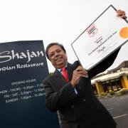 Shaju Ali owner of the award winning Shajan Indian Restaurant at Clayton-Le-Dale, Blackburn