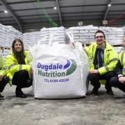 Photo 1 (left to right): Andy Pollard (Holker IT), Hannah O’Hare (nee Dugdale (Dugdale Nutrition)), Matthew Collinge (Dugdale Nutrition) and Matthew Metcalfe (Holker IT).