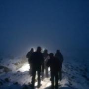Two walkers were rescued from a fell near Chipping