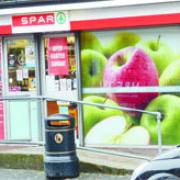 TARGET: The Spar shop in Burnley Road, Harle Syke, where raiders made off with 1,200