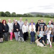 These Salterforth residents are opposing plans to build 34 homes at Hayfields.