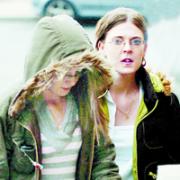 ASBO SISTERS:  Nineteen-year-old twins Ashleigh and Katie Lynch arrive at court