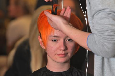 Nelson and Colne College hair show