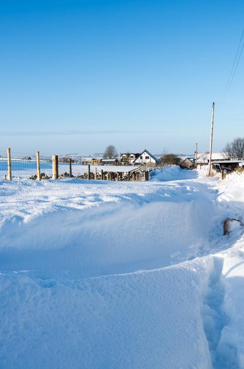 More snow in East Lancashire