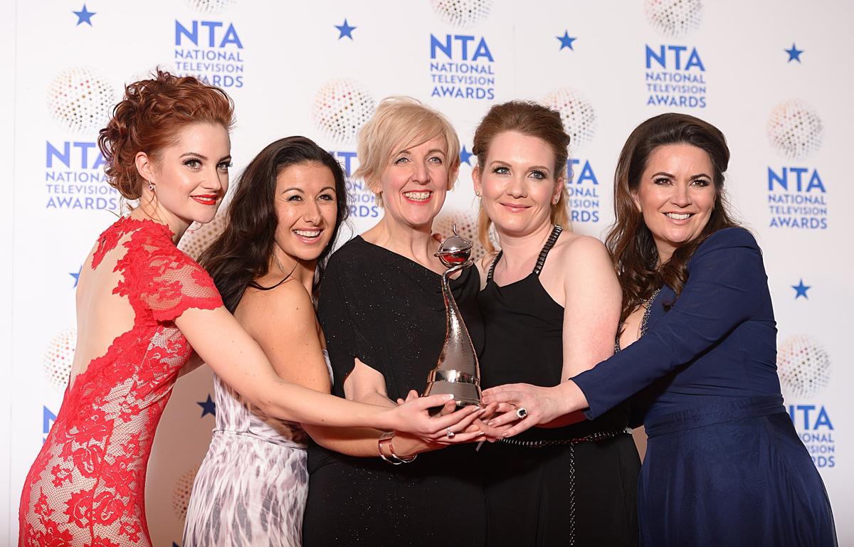 2014 National Television Awards at the O2 Arena, London.
