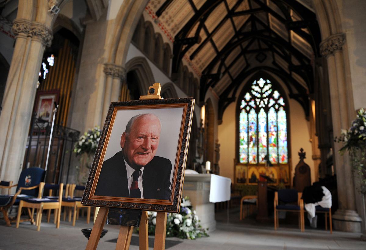 Tom Finney Funeral at St John’s Minster, Preston.