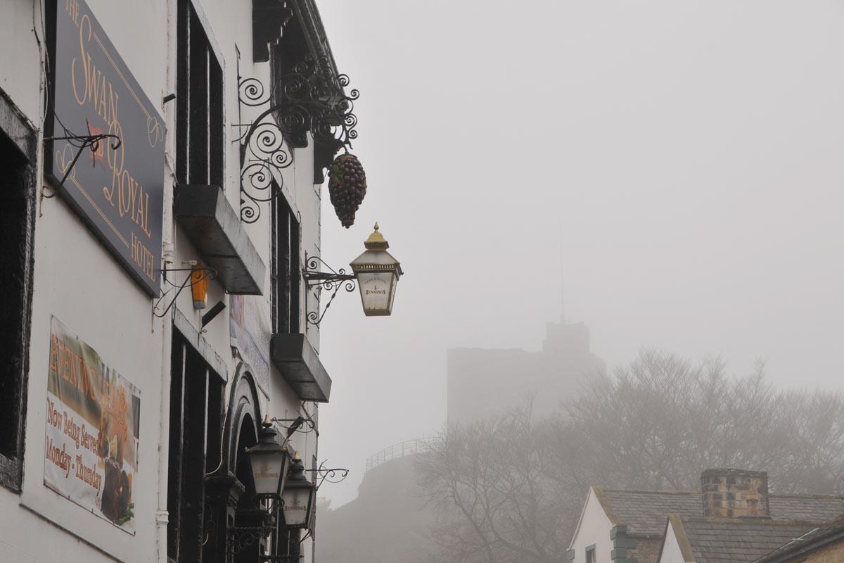 Fog covers East Lancashire