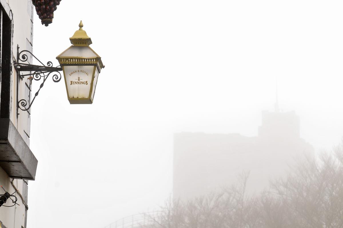 Fog covers East Lancashire