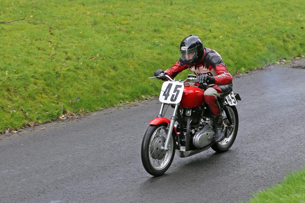 Motorcycle sprint at Hoghton Tower