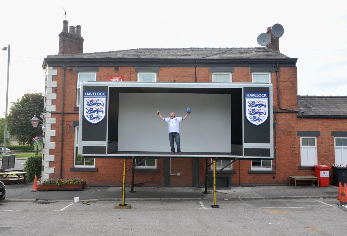 Big Screen at Havelock Inn, Blackburn