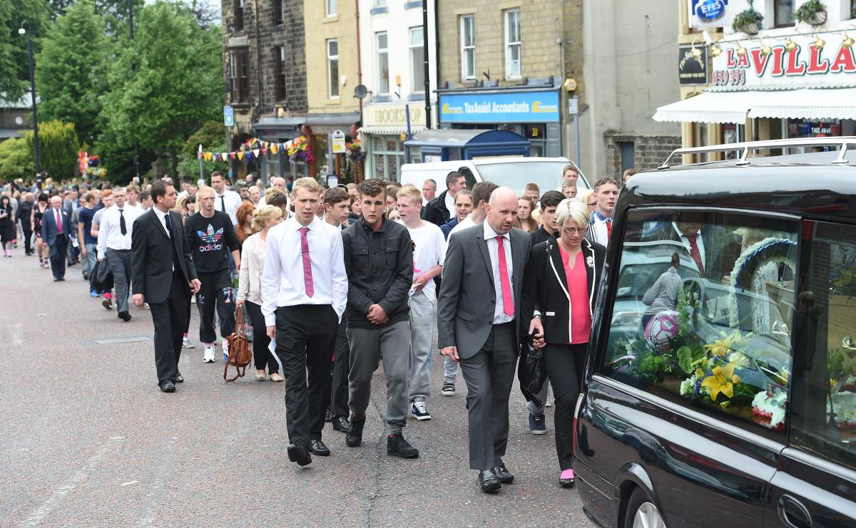 Funeral of James Goodship at Colne Parish Church