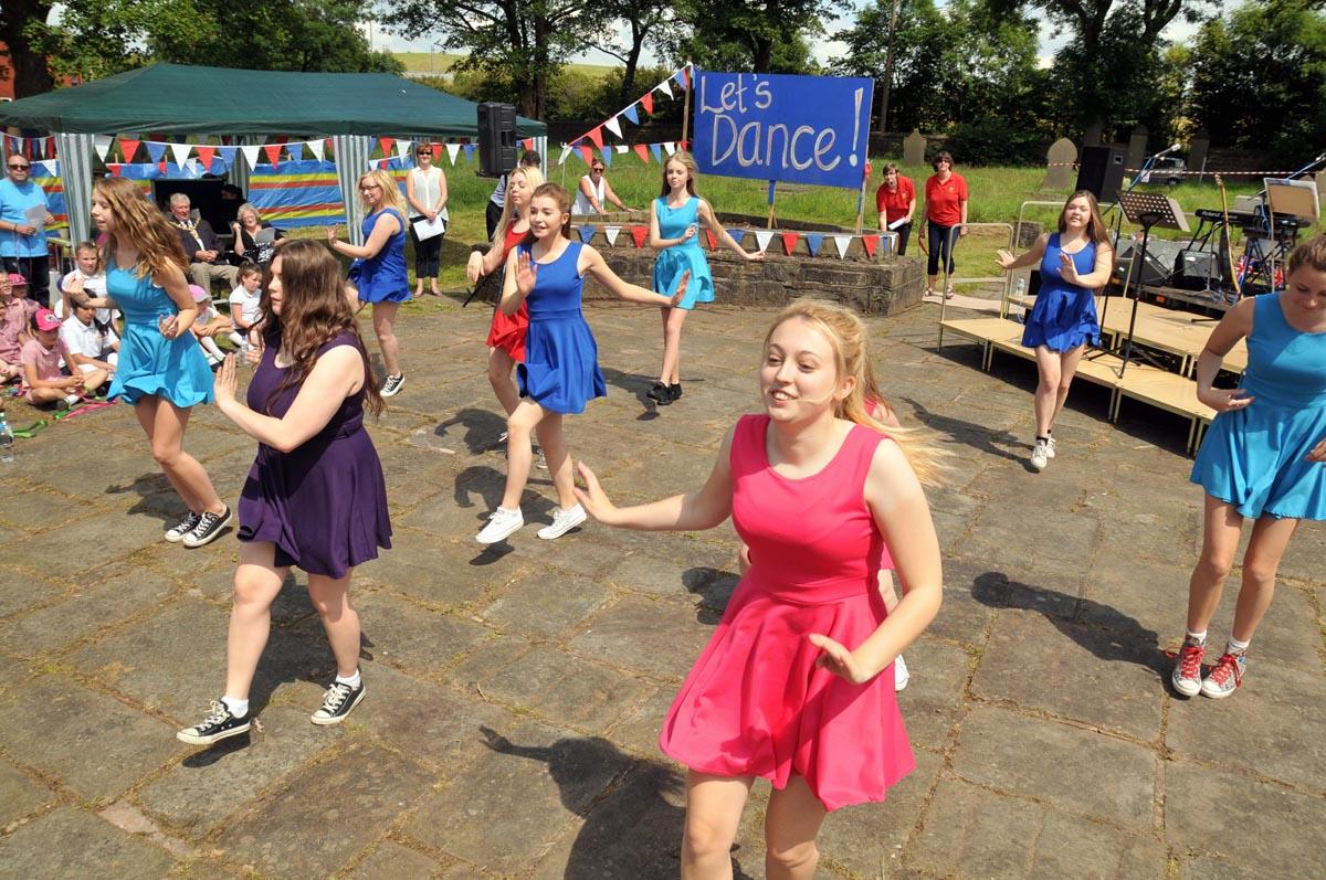 Schools from Lower Darwen take part in a Big Dance and Sing at St James' Church.
