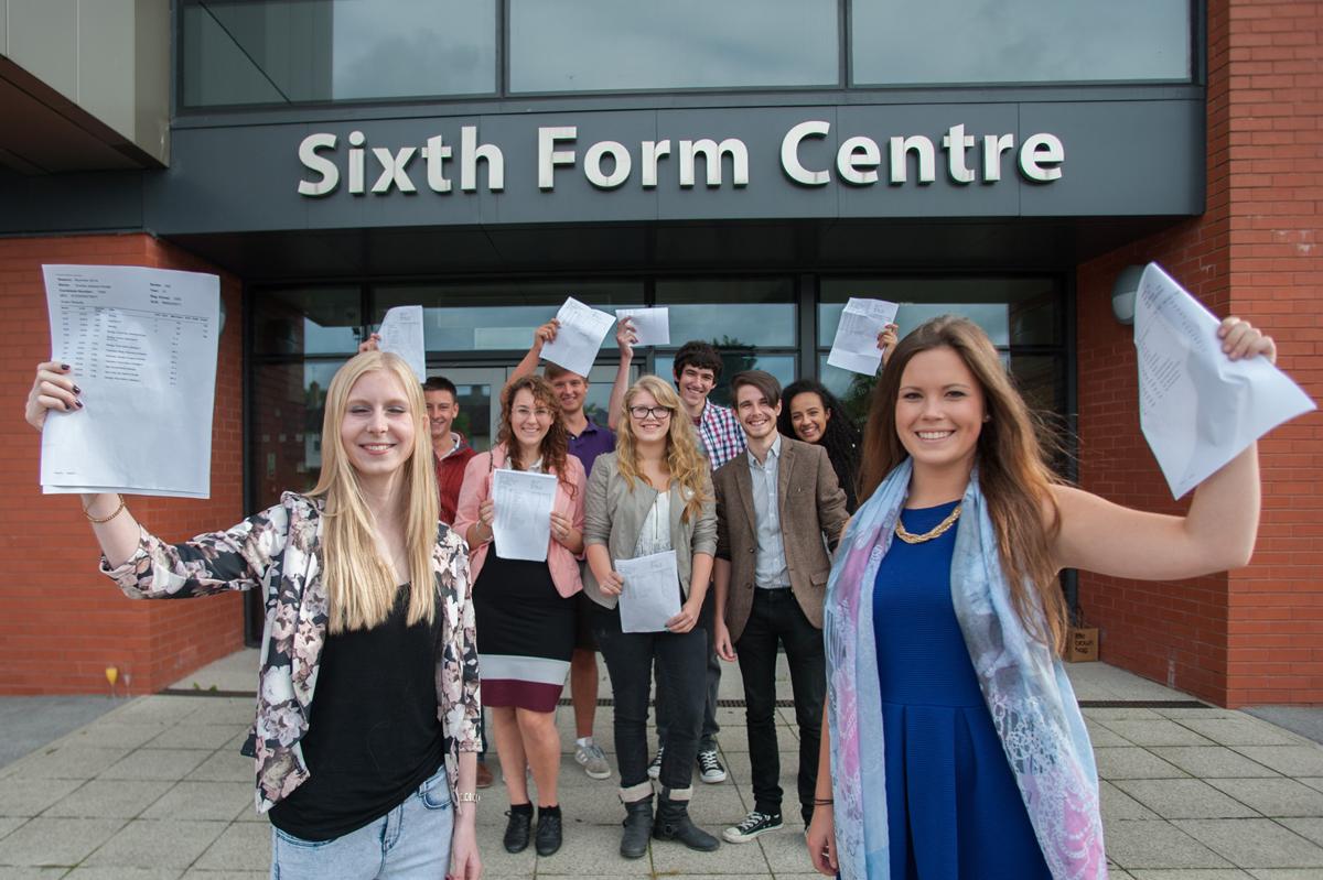 A Level Results Day across East Lancashire