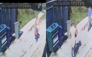 Police appeal to find topless man in connection with defibrillator theft from football club
