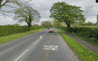 Garstang Road in Barton is closed after a crash