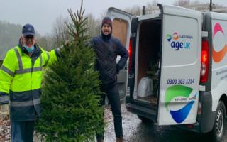 Age UK Lancashire is asking people to book their Christmas tree(s) to be collected.