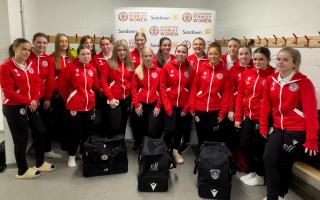The Accrington Stanley Under-18s team who are currently in Dallas