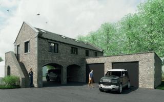 Plans to build a double garage with an annexe have been refused