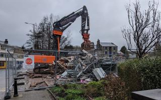 Diggers start redevelopment work at Haslingden Market