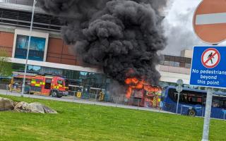 Fire at Blackburn bus station with plumes of smoke across town centre - updates