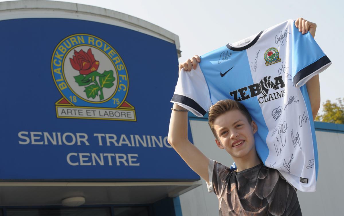 Reece Bibby at Rovers Training Ground