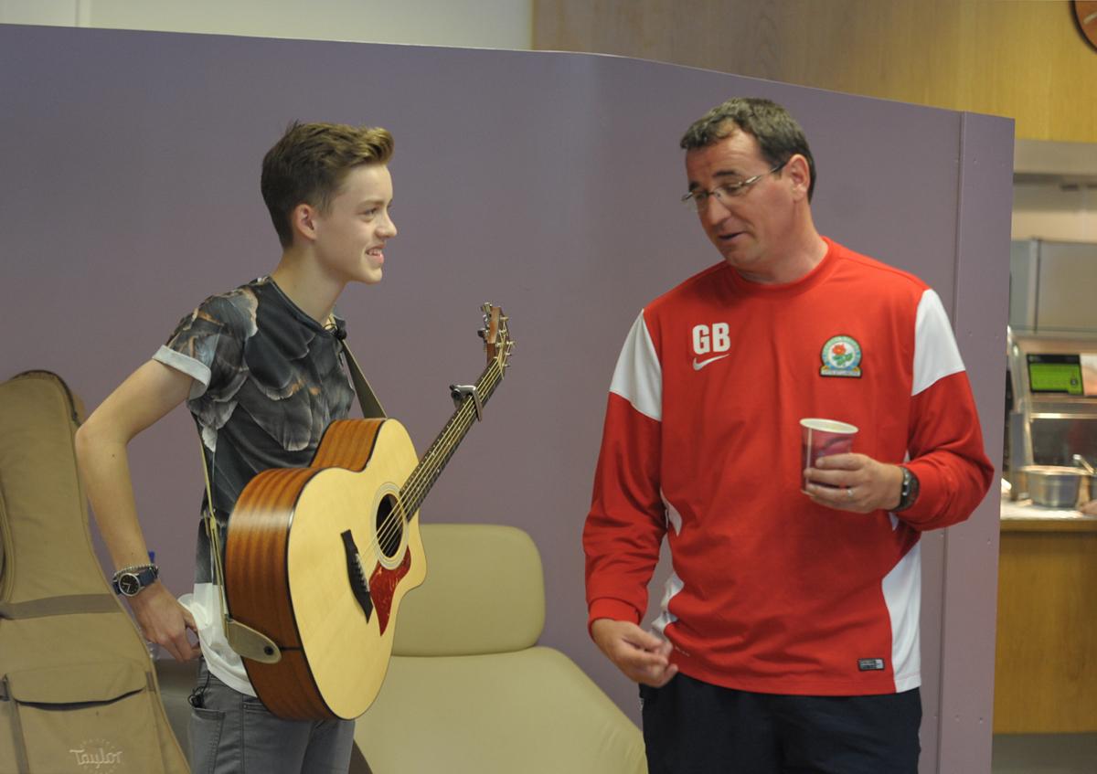 Reece Bibby at Rovers Training Ground