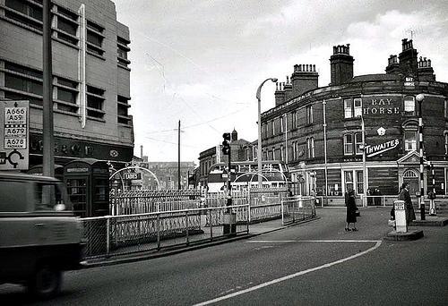 The Bay Horse Hotel was situated at 1 Salford.
Picture source: Philip J Simpson