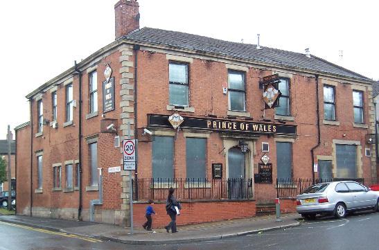 The Prince Of Wales was situated on Montague Street. This pub closed in September 2010 and previously traded as a traditional wet led community local that offered a range of traditional pub games and entertainment at the weekend.
Picture source: Carl Jer