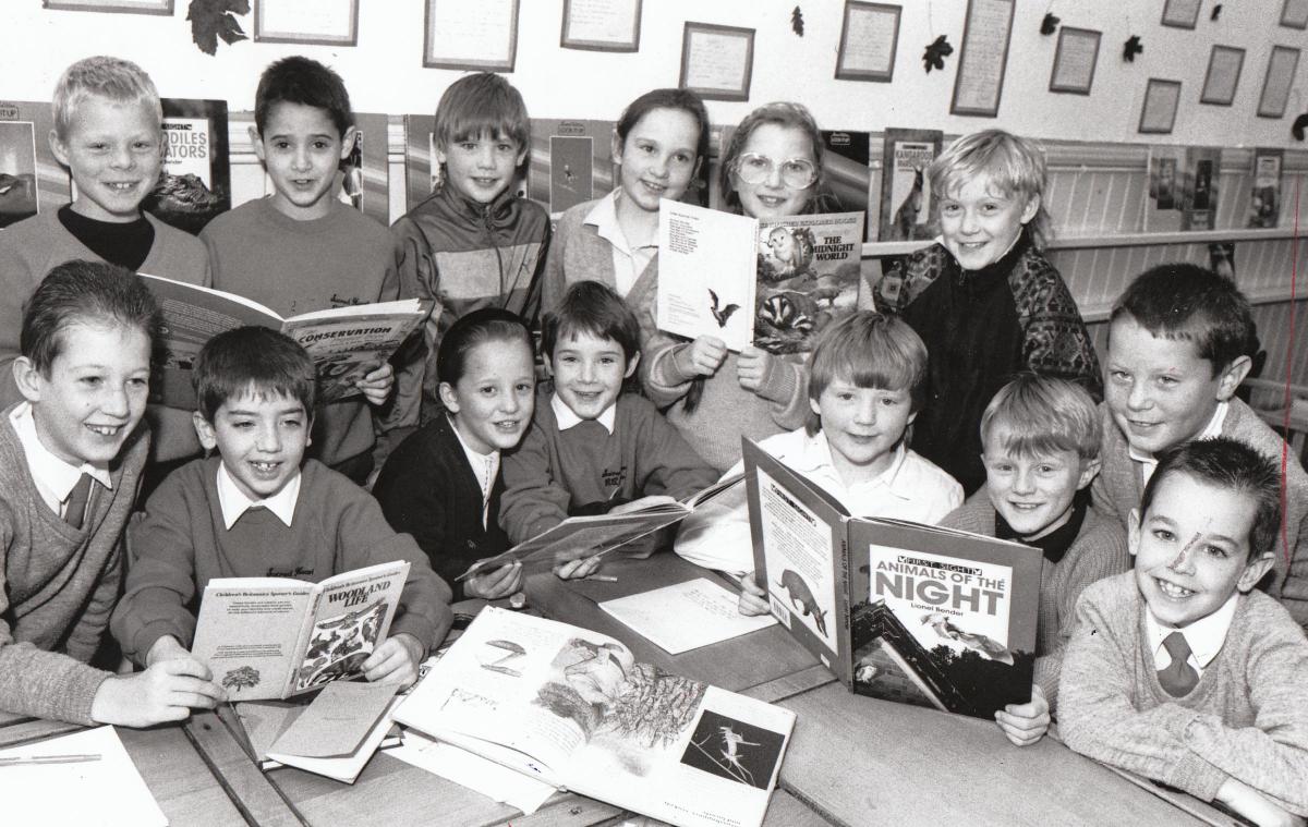 Pupils from Sacred Heart (Colne) who submitted poems on badgers to Nature Column in the paper