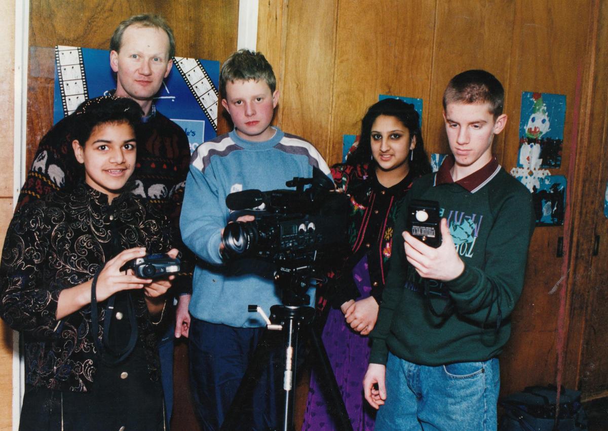 Video makers from Gibfield School (Colne)