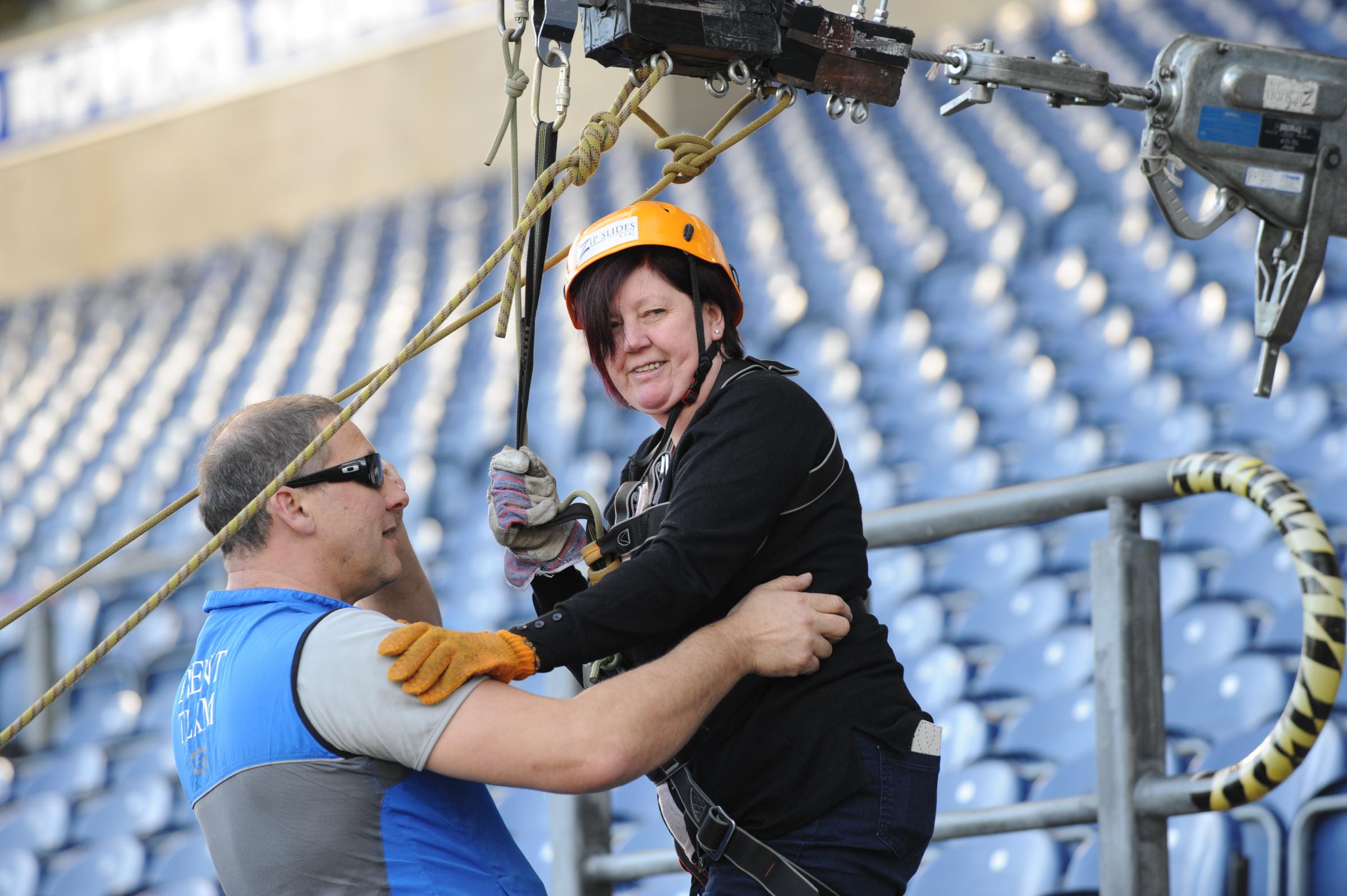 Mums’ zip wire Ewood Park challenge in aid of Blackburn Youth Zone