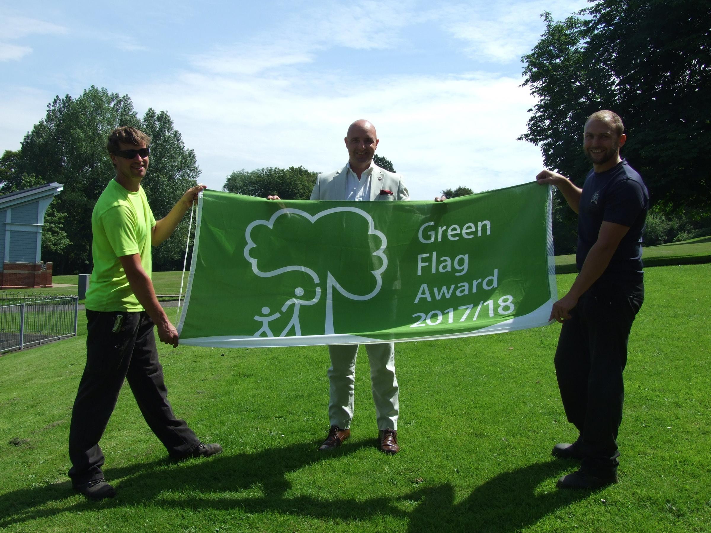 Eight green spaces in Hyndburn recognised with international award