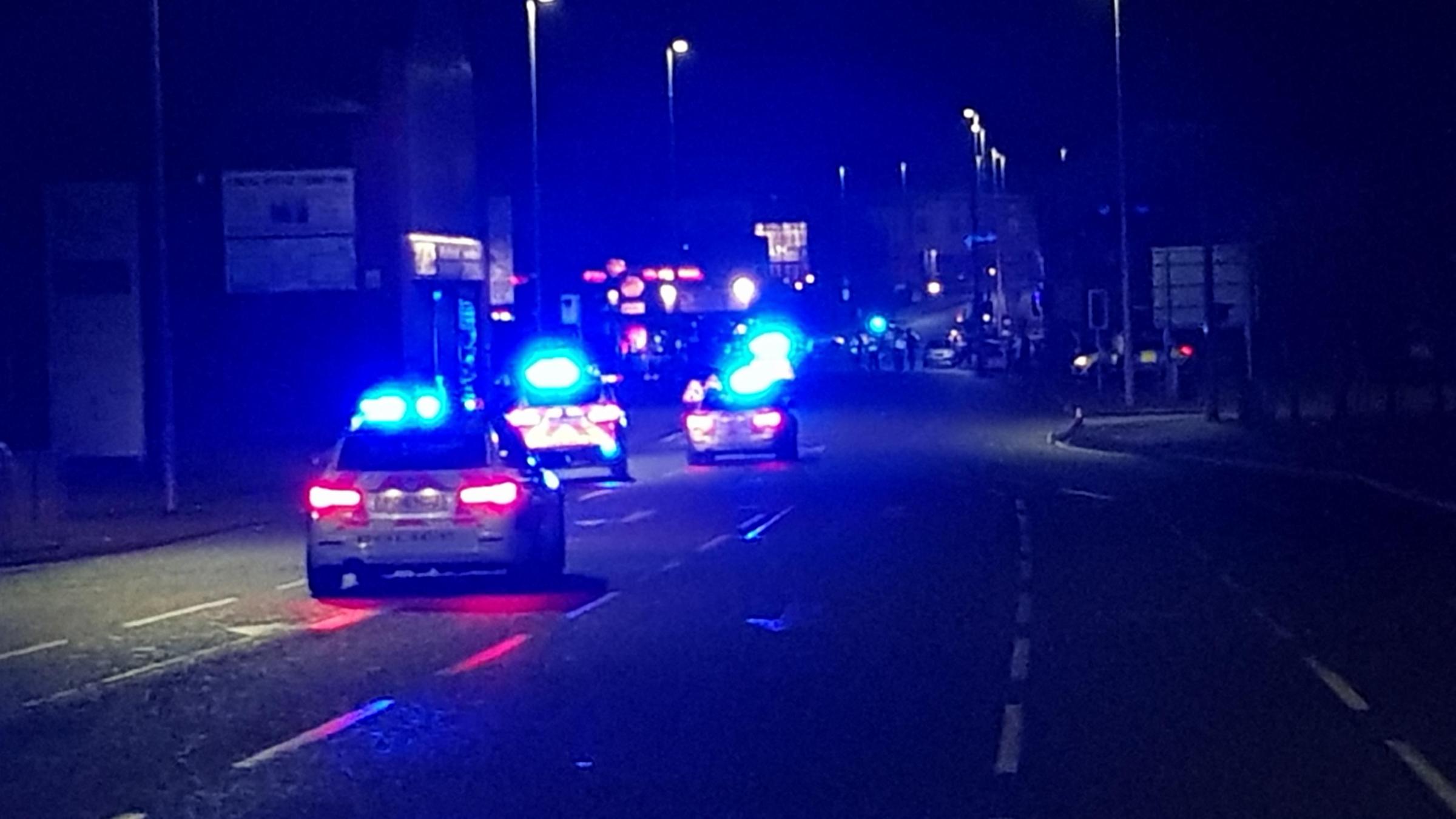 Blackburn Streets closed after pedestrians hit by car